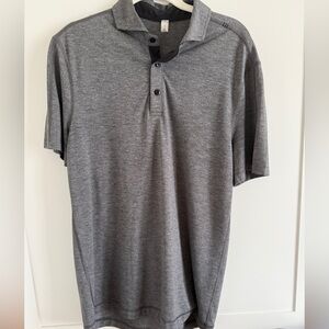 Lululemon Men’s Gray Polo Size Medium
